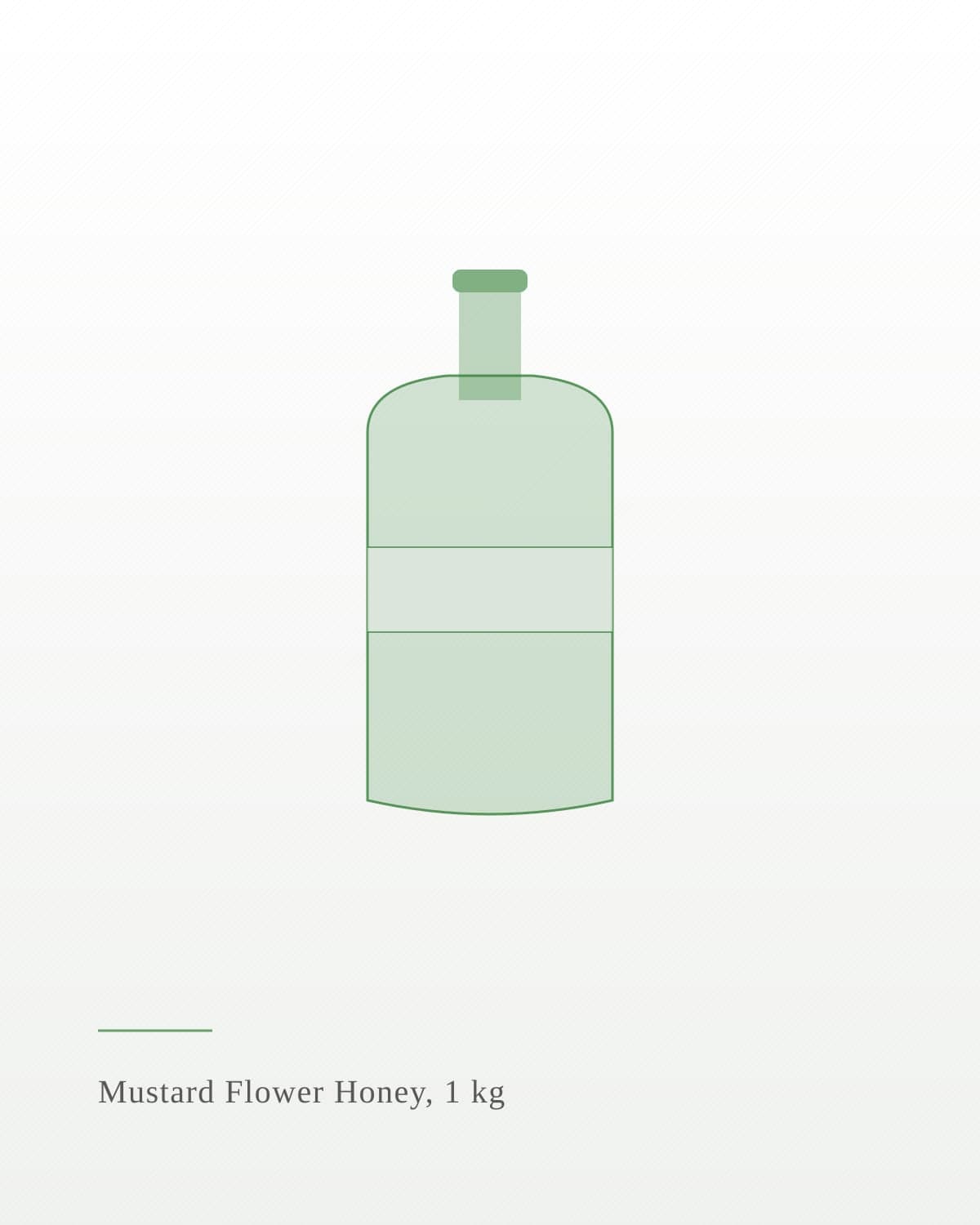 Mustard Flower Honey, 1 kg