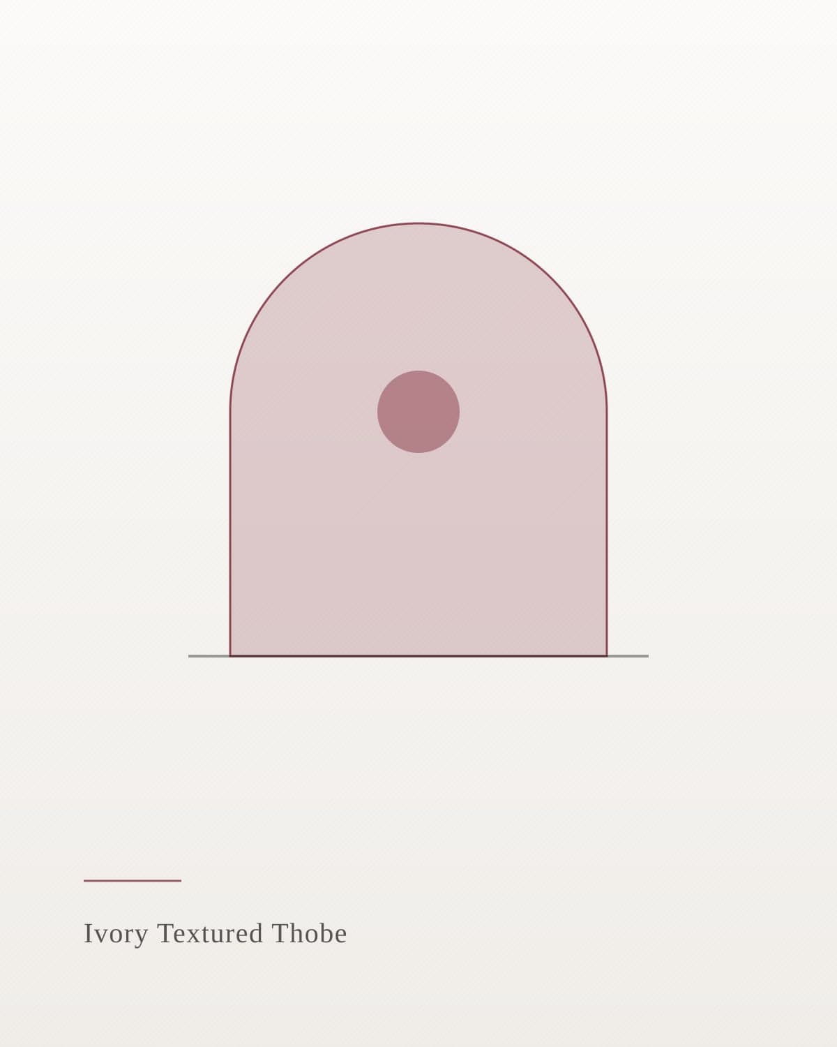 Ivory Textured Thobe