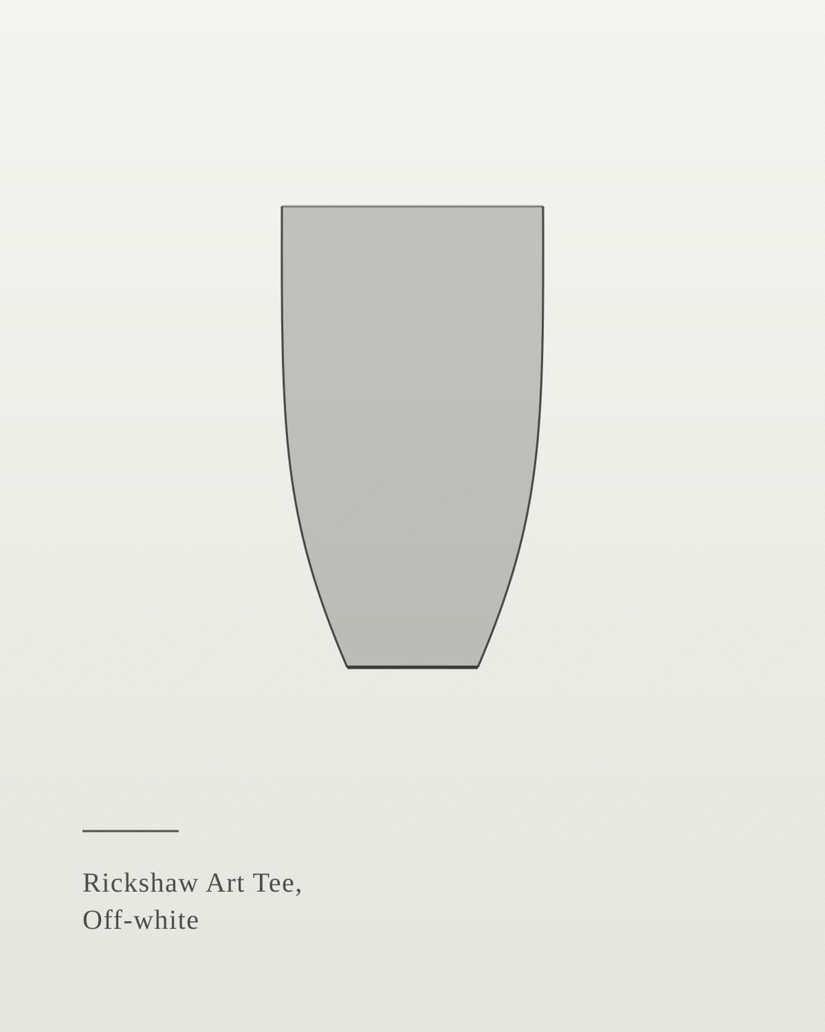 Rickshaw Art Tee, Off-white