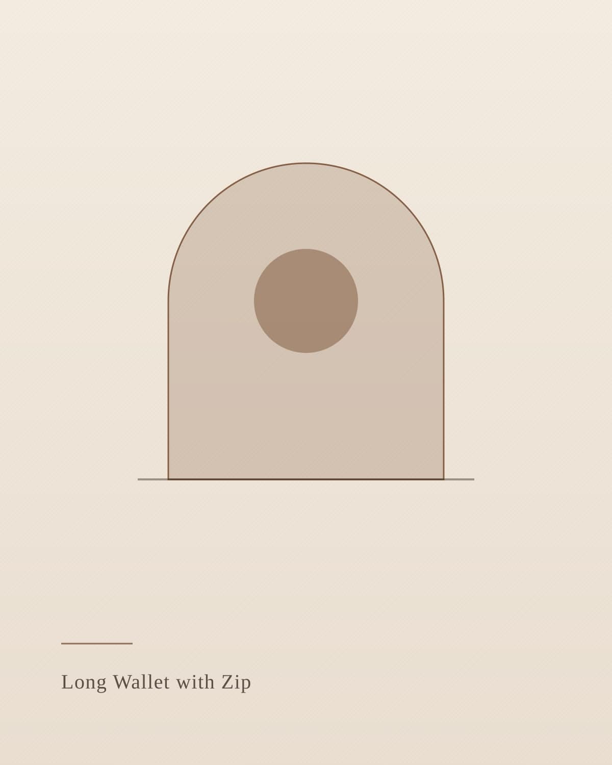 Long Wallet with Zip
